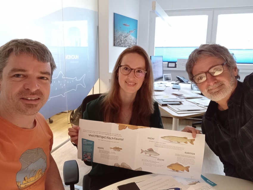 Projektteam des Umweltbildungsprogramms für den Tiroler Fischereiverband